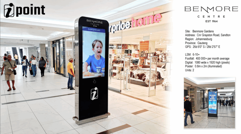In Mall -Shopping Zone -Benmore Centre
